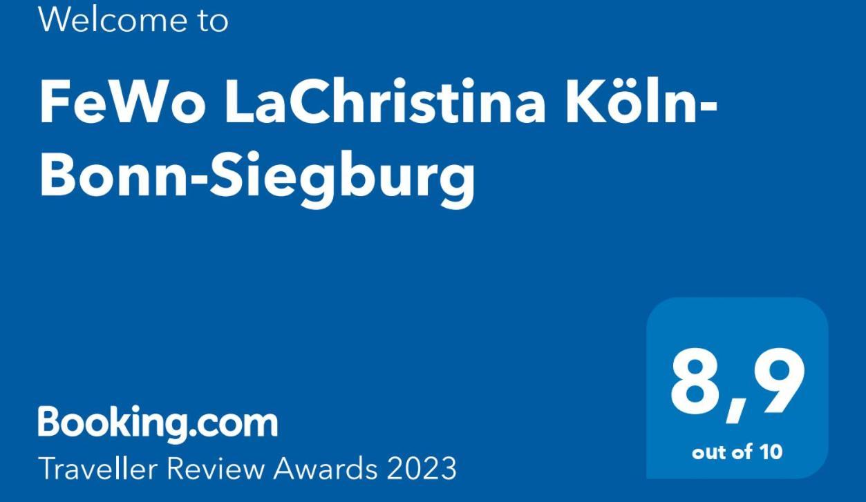 شقة Fewo Lachristina Koeln-Bonn-Siegburg ترويسدورف المظهر الخارجي الصورة